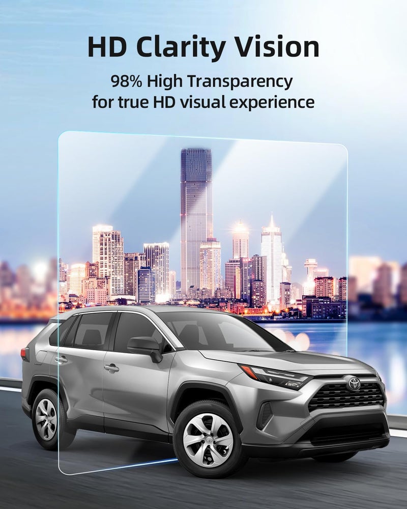 LANGBEAN Anti-Glare Matte 10.5-Inch Screen Protector for 2023-2025 Toyota RAV4 (Limited/XSE/TRD Off-Road/XLE Premiumn) Infotainment Touchscreen, 9H Tempered Glass/Anti-Fingerprint 2025 RAV4 Hybrid Accessories - Image 5